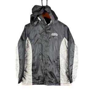 San Antonio Spurs NBA G-III Full Zip Fleece Lined Jacket Black Silver Mens Large